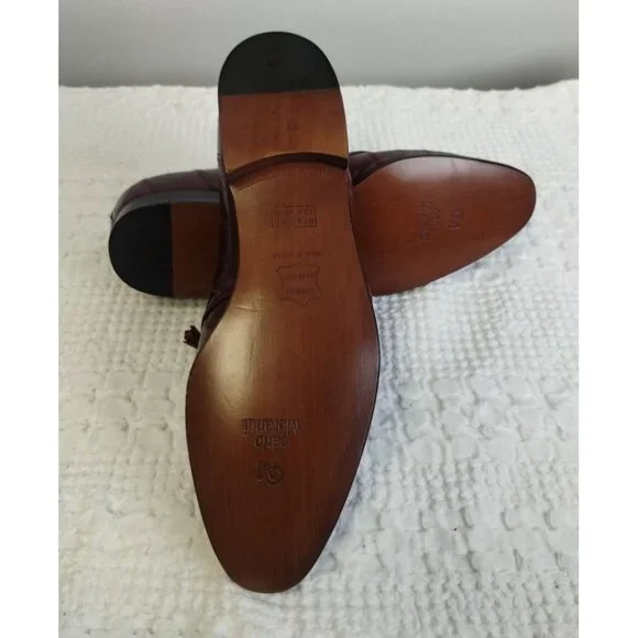 Carlo Morandi Men's Wine Shoes/Oxfords Size 8.5M SKU 2150
